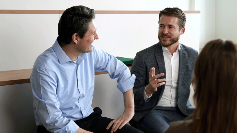 Headshot of Stephan Ohlmeyer, member of the EOS Board, and Jan Ottenbreit, Head of Division Central Europe.